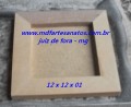 Quadrinho quadrado mdf cru 12x12x01 - 9mm