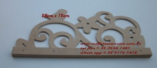 Porta Chaves provenal mdf cru - 3mm