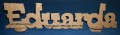 Nome com base - Eduarda 50x11 mdf3mm