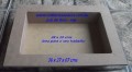 Caixa retangular cenrio mdf cru - 6mm