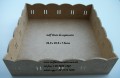 Bandeja quadrada passa fita 26,5 x 26,5 x 7,5  - mdf 4mm