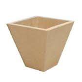 Cachepot mdf cru 10x09x05 - 6mm