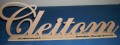 Nome com base - Cleitom - 53x13 mdf6mm