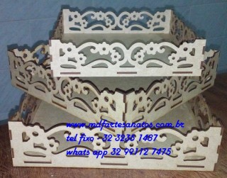 Trio bandeja provenal mdf