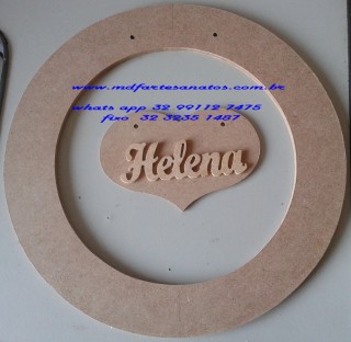 Guirlanda maternidade mdf cru  