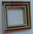 Nicho quadrado mdf cru - Trio - 9mm - 35x35x15