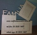 Porta Retrato Trio - Famlia
