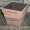 Cachepot mdf cru 15x15x10 - 6mm