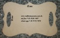 Placa de Casamento lisa 33x22 - mdf 3mm